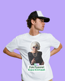 T-shirt: Fok fossiel - Kies klimaat