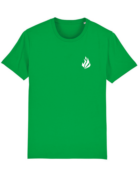 T-shirt Jong Groen voorkant met vlam